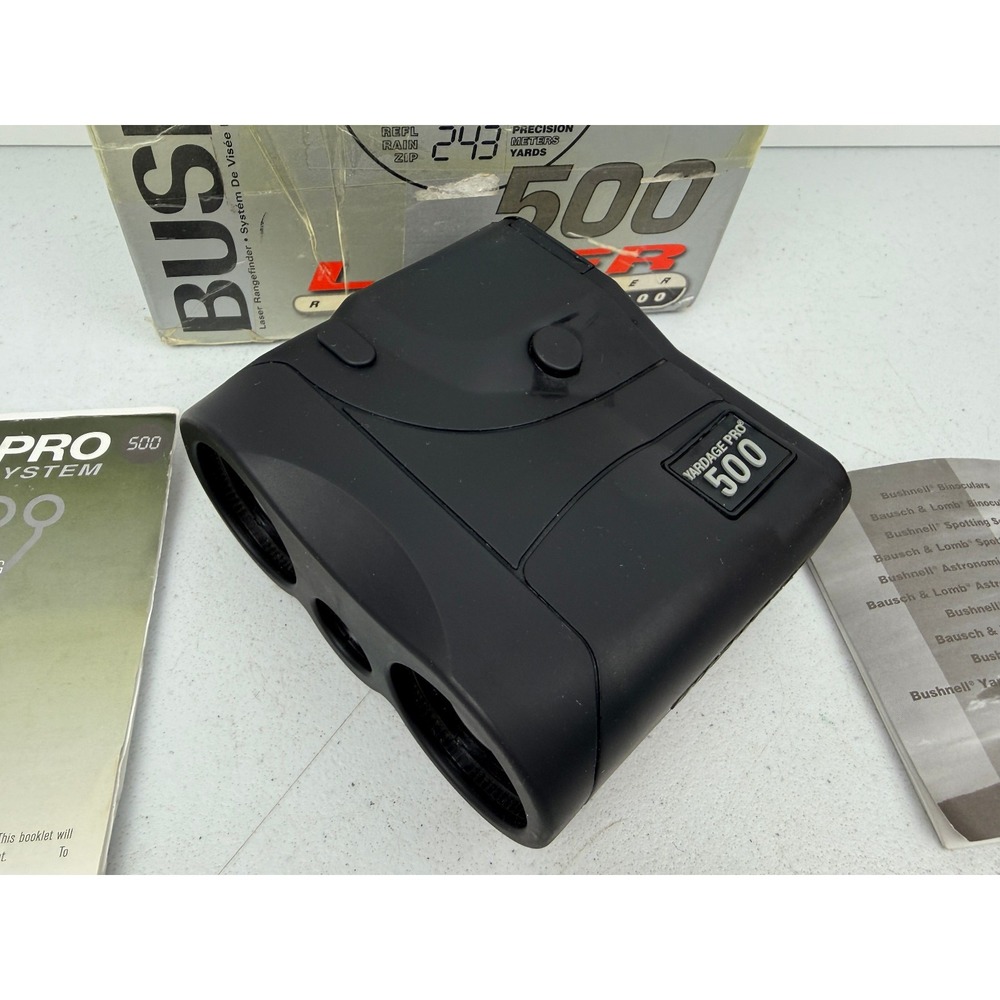 BUSHNELL Yardage PRO 500 Rangefinder USA With Bag Tested Works Great BX - Picture 3 of 9